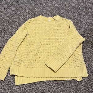 Yellow knit